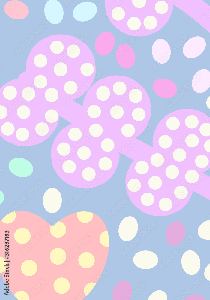 Modern abstract bright floral background with hand drawn texture.