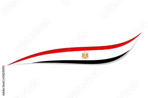 Creative design of Egypt ribbon
