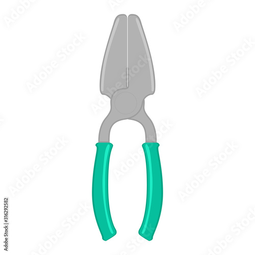 Isolated plier image