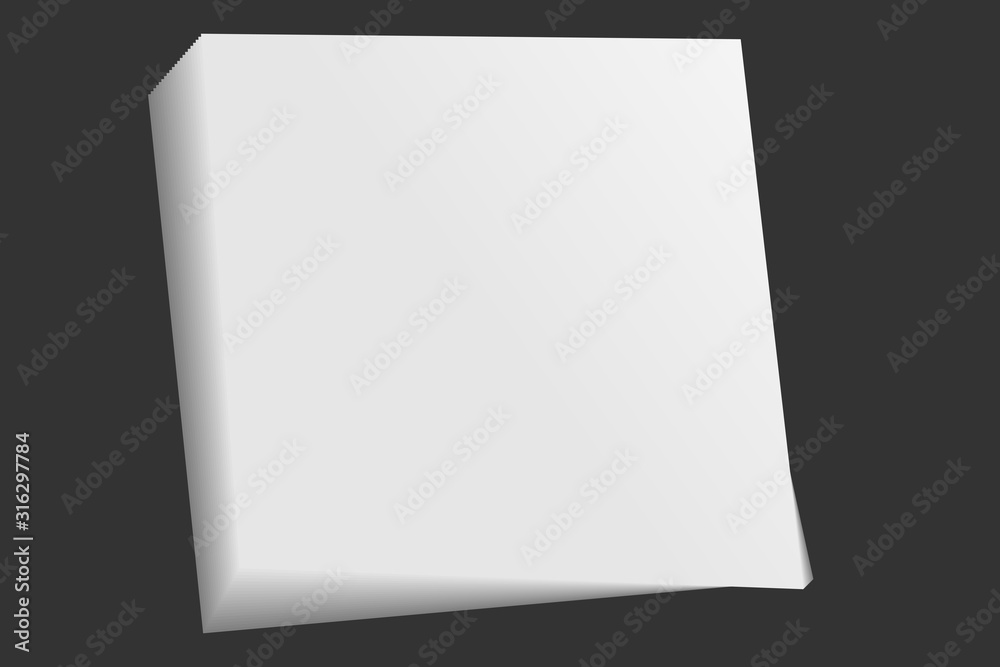 White and gray. An open diary. notebook. Vector eps illustration. Brochure in A4 format. White and gray. An open diary. notebook. Vector eps illustration. Brochure in A4 format.