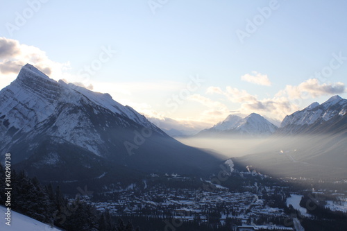 views on the way to mt Norquay photo