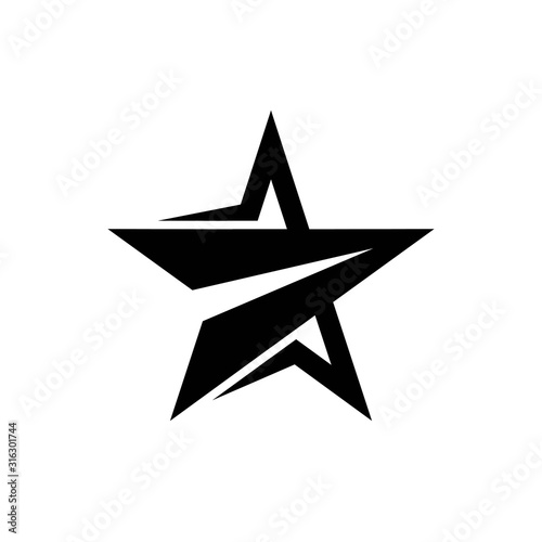 vector image of stars, logo template