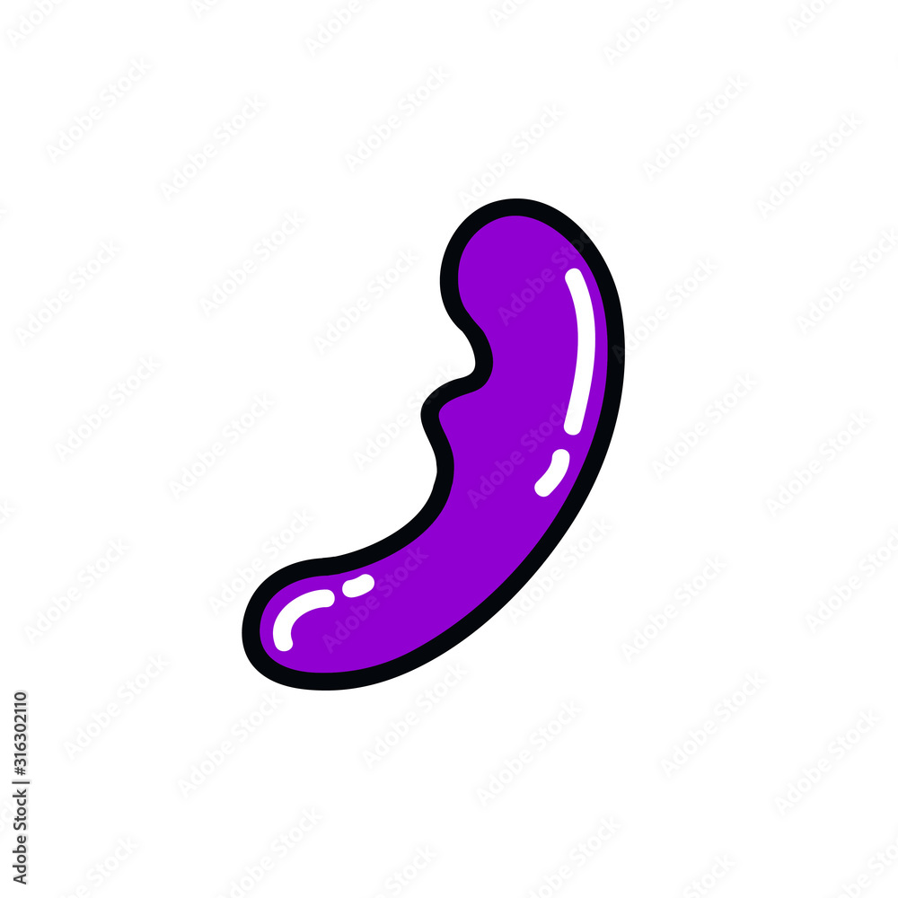 dildo sex toy doodle icon, vector illustration dildo sex toy doodle icon, vector illustration