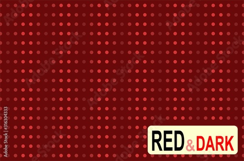 Red dark abstract background with dots
