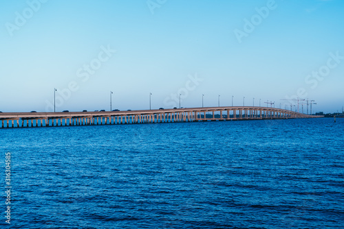 Bridge over the peace river at Punta Gorda and Port Charlotte