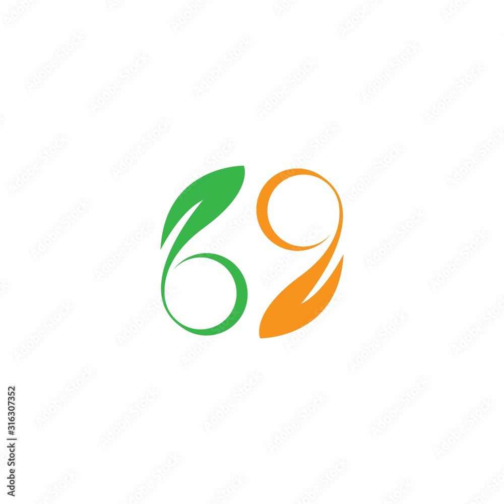 leaf vector template icon design leaf vector template icon design