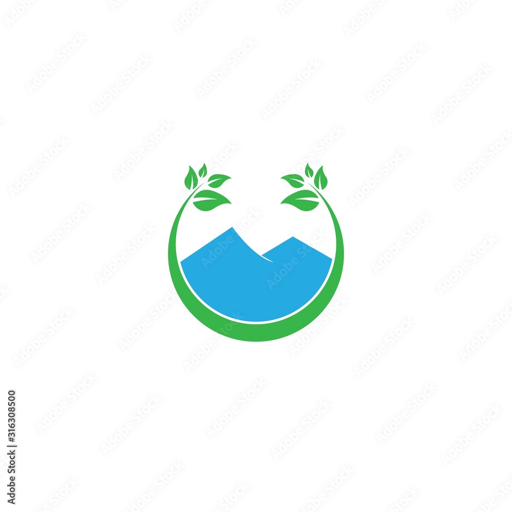 Tree leaf vector logo design, eco-friendly concept Tree leaf vector logo design, eco-friendly concept