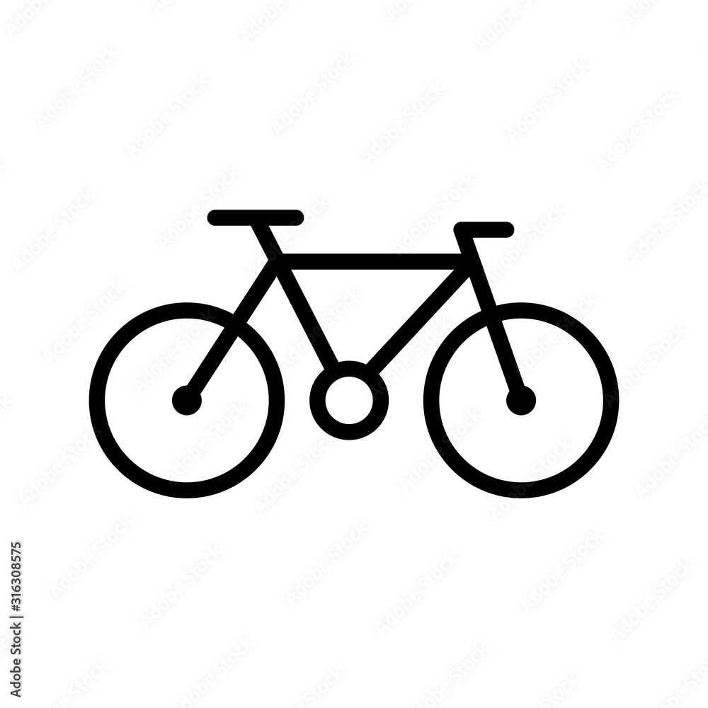 Bicycle icon vector design template Bicycle icon vector design template