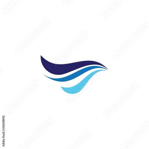 Water wave logo template vector icon design Free Download Water wave logo template vector icon design - GFXLoad