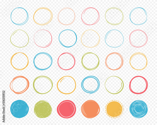 Hand Drawn Circles