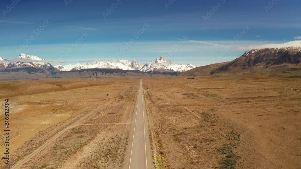 Flying over the Steppe toward the Los Glaciers National Park in El Chalten near Santa Cruz, Argentina.
Wide View of the Panorama with Beautiful Sunny Day Flying over the Steppe toward the Los Glaciers National Park in El Chalten near Santa Cruz, Argentina.
Wide View of the Panorama with Beautiful Sunny Day