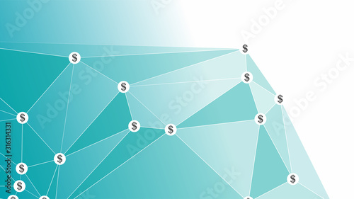 Corporate growth creative infographic vector dollars concept