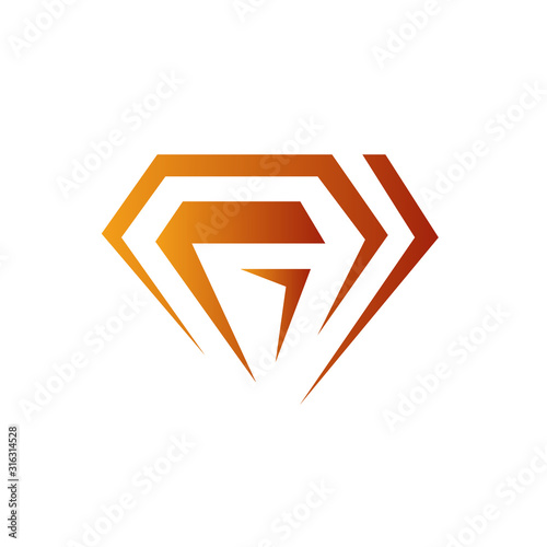 custom shiny jewelryof gemstone diamond logo design vector illustrations