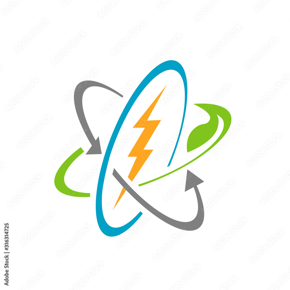 green energy renewable electricity logo vector illustrations green energy renewable electricity logo vector illustrations