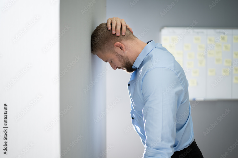 Disappointed Businessman In Office