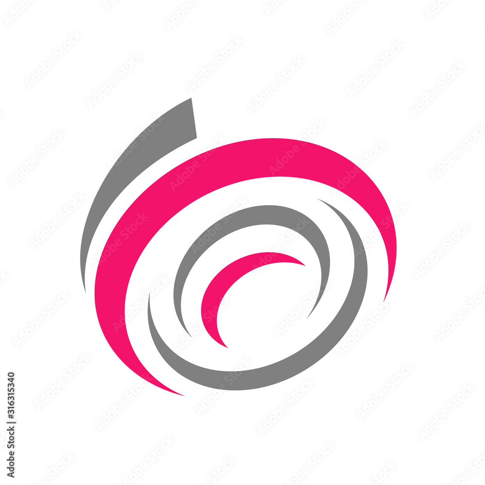 abstract modern circle vortex logo design vector graphic element abstract modern circle vortex logo design vector graphic element