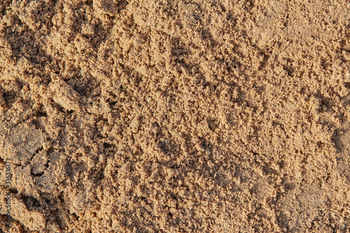 Macro shot of wet sand, for texture or background