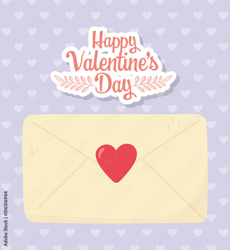 happy valentines day, envelope message heart hearts decoration background