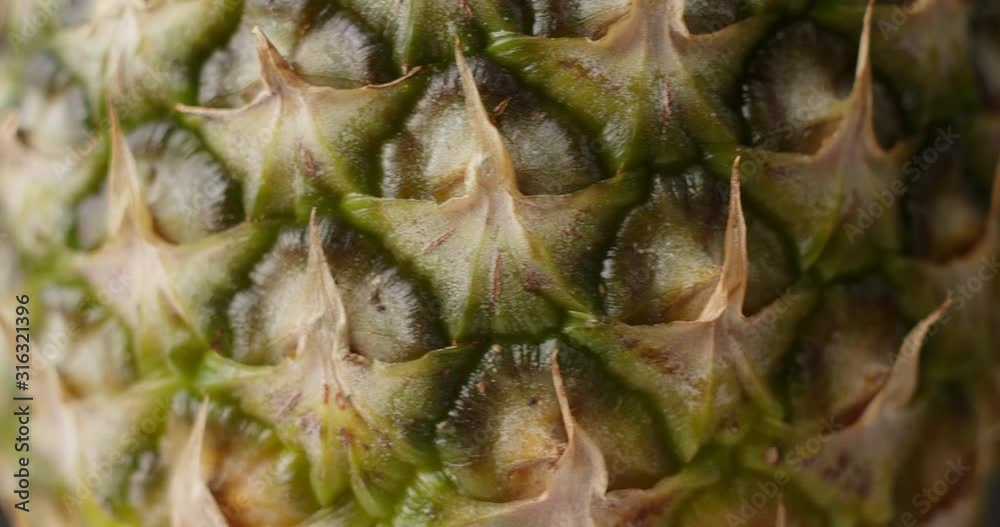 Pineapple fruit rotating background texture Pineapple fruit rotating background texture