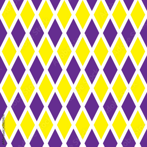 Seamless pattern with oblique colored bands