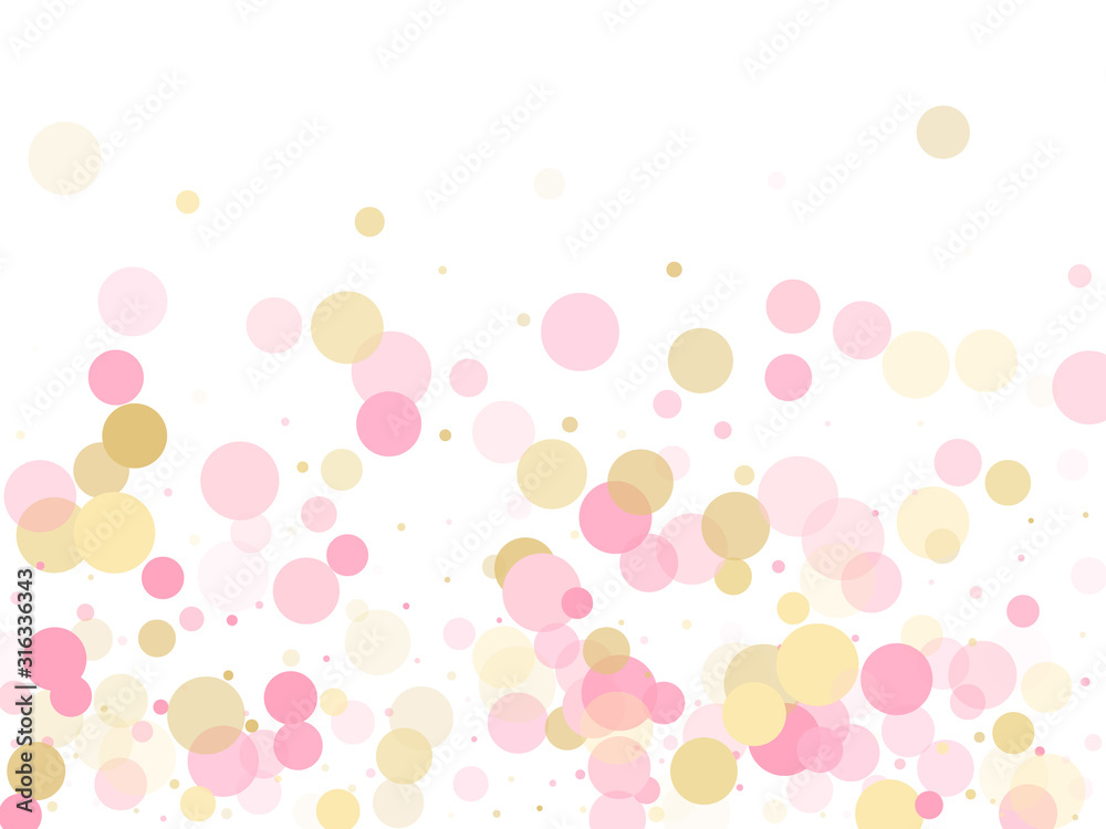 Rose color pink gold fashionable party confetti Rose color pink gold fashionable party confetti
