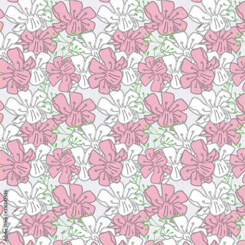 Floral pattern background design texture