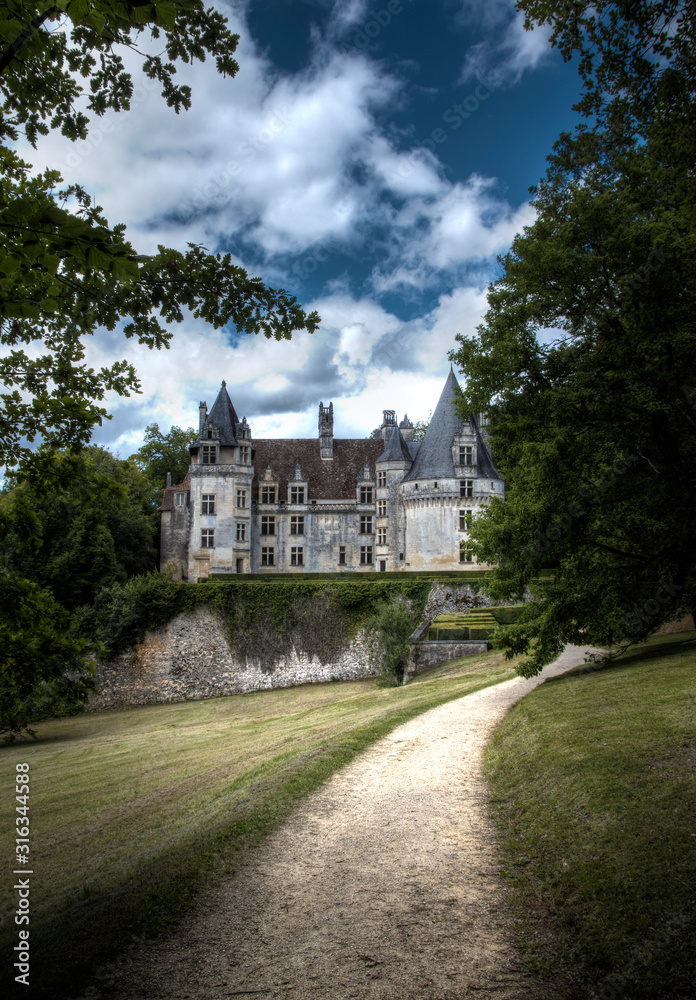 The Impressive Chateau de Puyguilhem in Dordogne, France