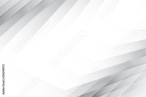 Abstract geometric white and gray color background. Vector, illustration. 