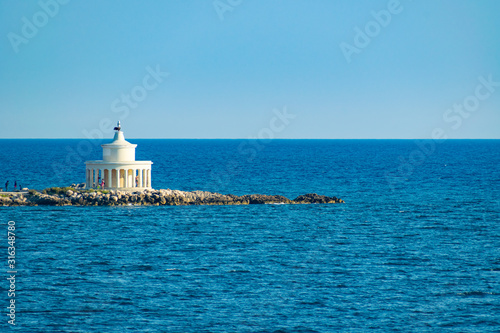 Lighthouse of Saint Theodoroi in Argostoli, Kefalonia