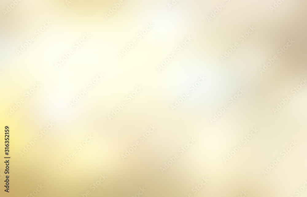 Blur beige pearl flare texture. Empty background. Shiny defocus formless pattern. Abstract elegant illustration. 