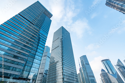 the skyscrapers of the financial center , shanghai, China