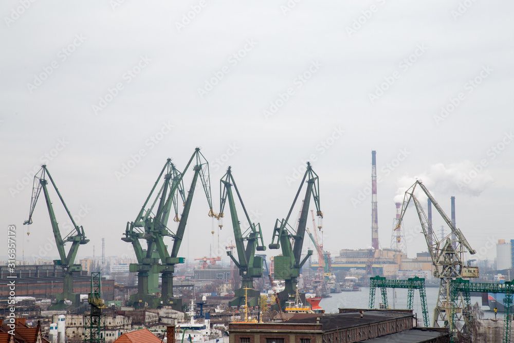 Żurawie portowe Gdańsk