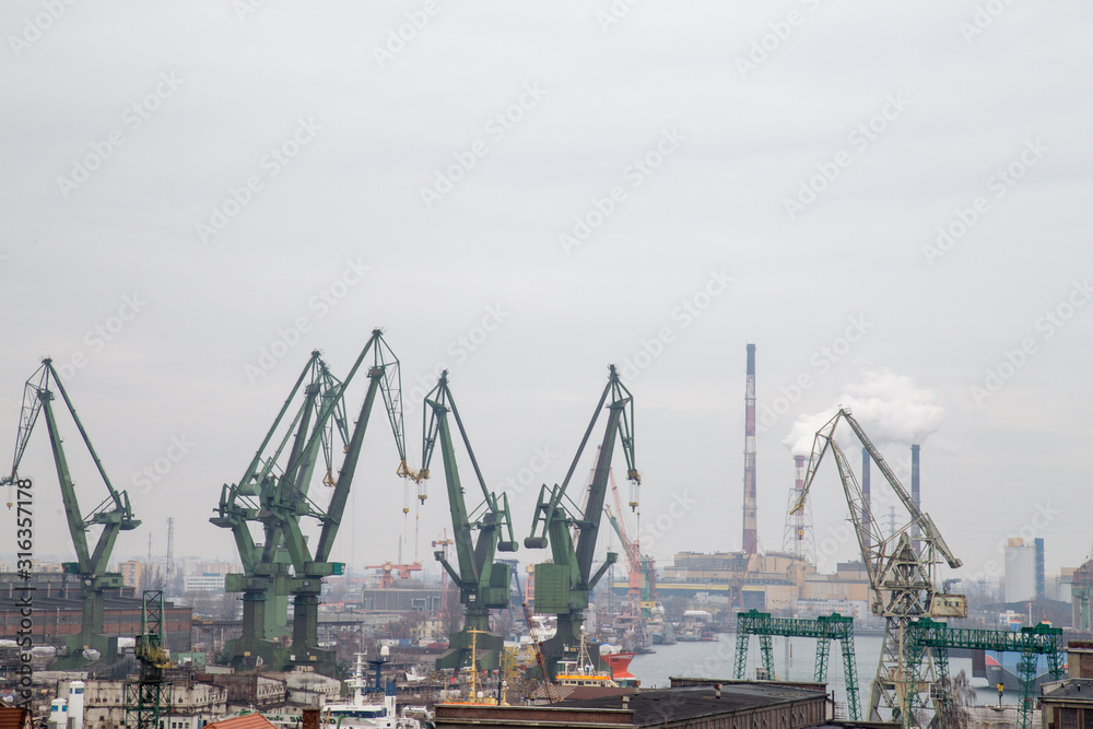 Żurawie portowe Gdańsk