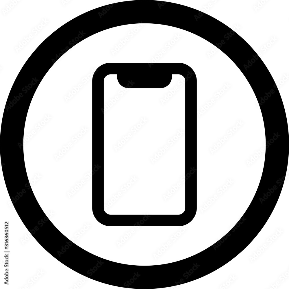Cell icon isolated on background Cell icon isolated on background