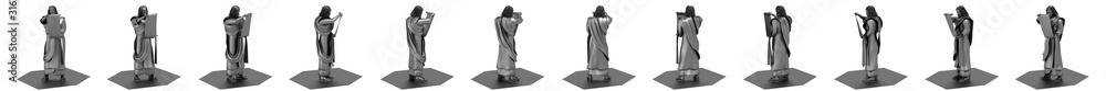 3D render, human character, illustration 3D render, human character, illustration