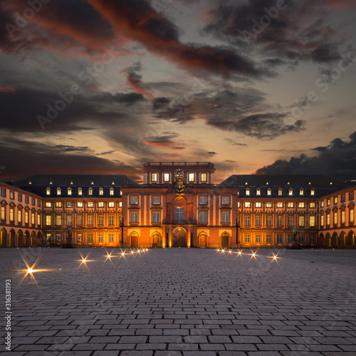 Obraz na płótnie Mannheim Schloss Universität 