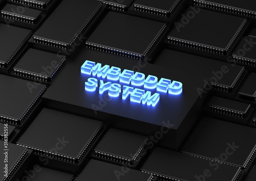 Obraz na plátně Embedded system