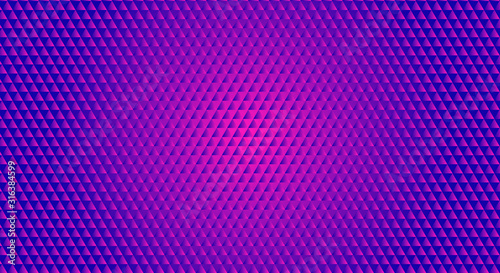 The triangle is laid out in a modern purple-red color scheme for the background.Vector