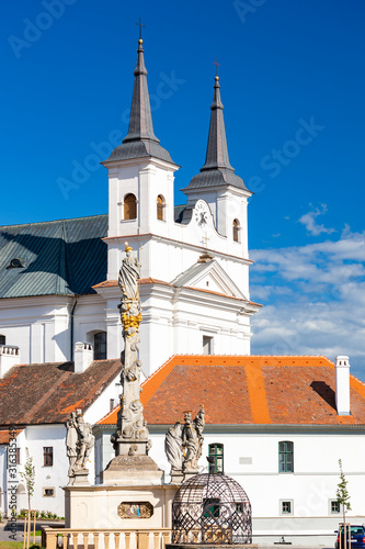 Baroque Church of the Holy Trinity Drnholec, Southern Moravia, Czech Republic © Richard Semik