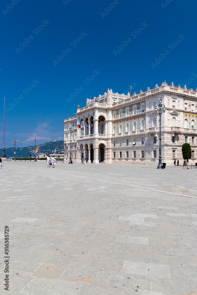 Obraz premium Historic centre in Terst, Italy