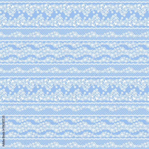 Beautiful lace knitting made into a seamless pattern