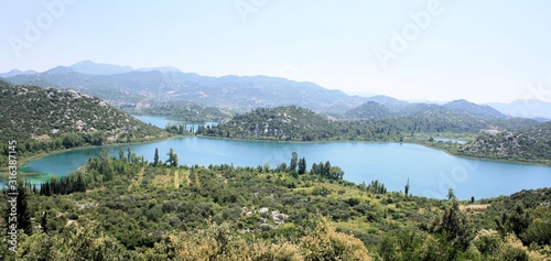 Bacina lakes, ploce, croatia photo