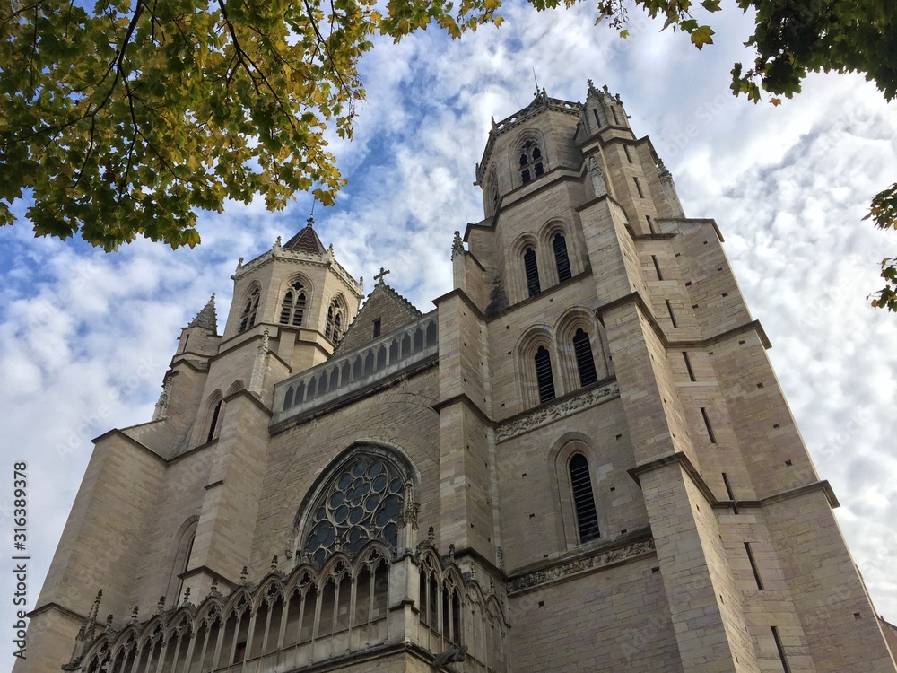 Dijon Cathedral, or at greater length the Cathedral of Saint Benignus of Dijon, is a Roman Catholic church located in the town of Dijon, Burgundy, France, and dedicated to Saint Benignus of Dijon.