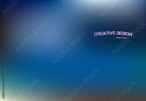 Futuristic Gradient. Minimal Pattern. Abstract Poster. Colorful Background. Minimal blurred background. Dynamic color composition. Eps10 vector.