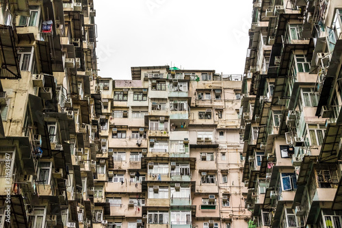 old resident in city of Hong Kong