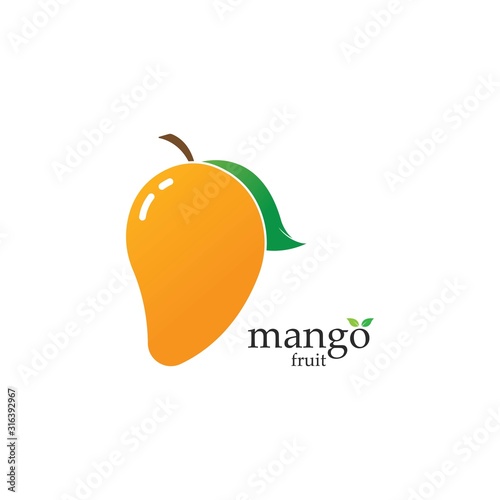 Mango vector logo. Mango icon