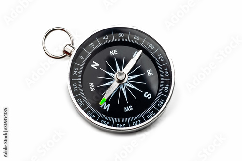 Obraz na płótnie compass on white background.Isolated w salonie