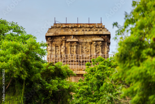 Olakkannesvara indian hindu temple in South India