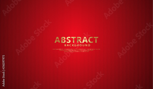 Wave abstract overlap layer on red stripes pattern background
