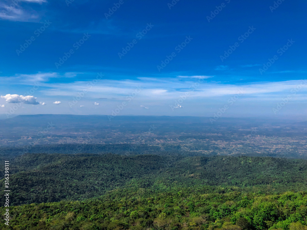 viewpoint at Phu hin rong kla in Phitsanulok